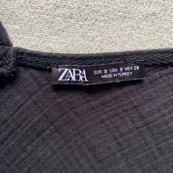Zara black linen dress - Picture 5 of 5